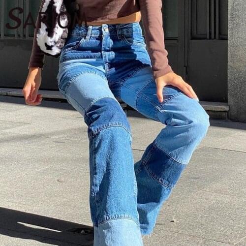 SARIOM Women's Straight Jeans