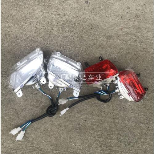 Headlamp Lighting Lamp Rear Tail Lamp Brake Lamp for GY6 110 125 200CC ATV UTV Pit Bike