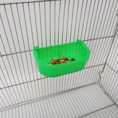 Bird supplies For birds feed hanging slot Parrot splash-proof food container convenient for birds feed hanging slot universal
