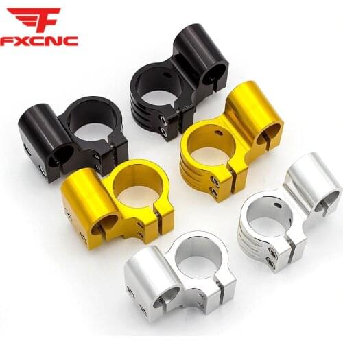 31 33 35 36 37 41 43 45 46 48 50 51 52 53mm 7/8" Universal CNC Motorcycle 1" Rised Handlebar Handle Bar Clip On Heads Clamps