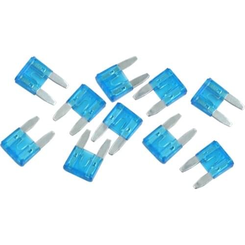 X Autohaux 10pcs DC 5V-32V 15A Universal Red Blade Style Fuse for Car Motorcycle Boat