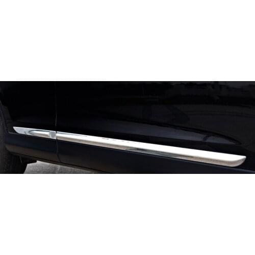 ACCESSORIES FIT FOR HONDA CRV CR-V 2012 2013 2014 2015 CHROME SIDE DOOR BODY MOLDING TRIM COVER LINE GARNISH PROTECTOR