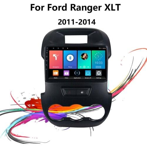 Eastereggs Car Radio for Ford Ranger xlt 2011-2014 9 inch Android 8.1 GPS Navigation with BT HD Touch Screen support TPMS SWC BT
