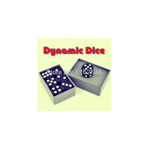 Free Shipping Dynamic Dice - Magic Tricks,Fun Magic Toys,Magic Accessories,Close-Up,Stage Magic Props,Gimmick