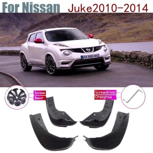 Front Rear Fender Mud Guard Splash Flaps Mudguards Accessories Car Mudflap For Nissan Juke F15 2014~2010 2013 2012 2011