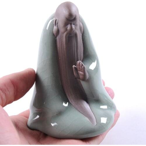 Boutiques Purple Clay Ge Kiln Tea Pet Ceramic Kung Fu Tea Set Accessories Crafts Home Decoration Tea Play Desk Cabinet Ornaments