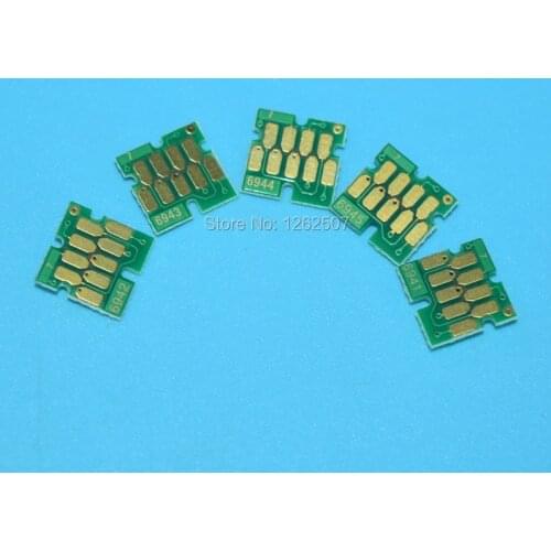 T6941 T6942 T6943 T6944 T6945 5Colors Cartridge Chips For Epson T3000 T5000 T7000 T3200 T5200 T7200 T3270 T5270 T7270 Printers