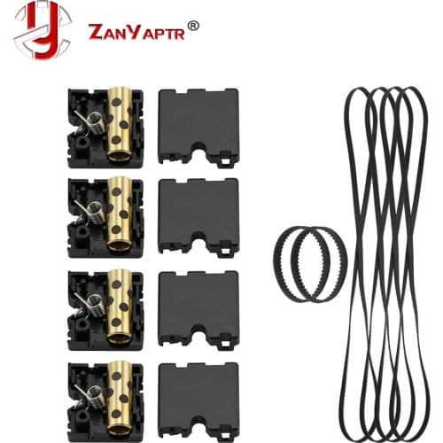 3D Printer Part Ultimaker 2 UM2 DIY Original Injection Slider With Copper Sleeve +Slider Block Spring + GT2 610 200 Timging Belt