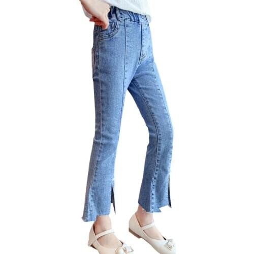Jeans For Girls Casual Style Kids Jeans Spring Autumn Childrens Clothes 6 8 10 12 14