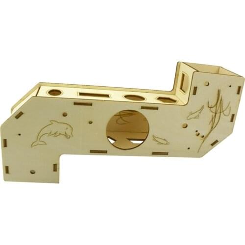 Hamster Maze House Wood Sport Tunnel Toys for Small Rodents Exercise and Play