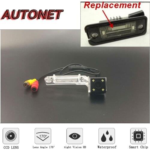 AUTONET HD Night Vision Rear View camera For Seat Leon 1P1 Altea 5P0 Ibiza 6J 6J5 Hatchback/Backup Camera/license plate camera
