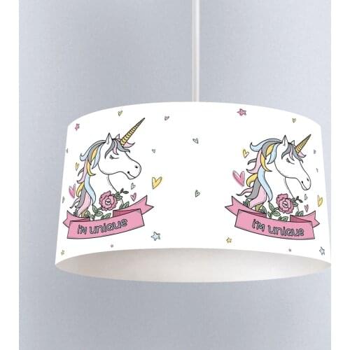 Lamp For Kids Bedrooms Light Chandelier for Living Room Childrens Room i am uniqeorn Pink Stars Love Model 069