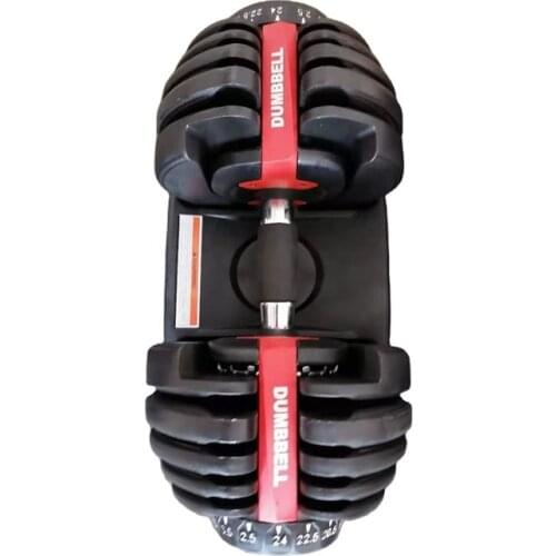 Hadley Hot Selling Free Shipping Black 24KG/40KG Adjustable Iron Dumbbells Gym Weights Use For Home Exercise