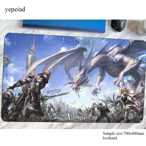 Lineage 2 mousepad Indie Pop gaming mouse pad gamer mat 800x400x4mm game computer desk padmouse keyboard Professional play mats