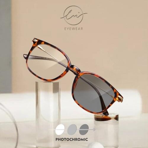 LM 2021 NEW Anti Blue Light Photochromic Computer Glasses Men Women PC Frame Blocking Ray From Computer Phone For Gaming UV400