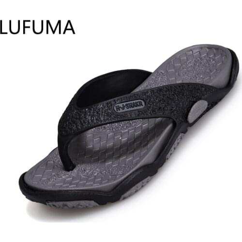 Men Massage Slippers Summer New Arrival Man Flip Flops Fashion Pinch Feet Male Beach Shoes Lightweight Thongs 2021 Male Footwear