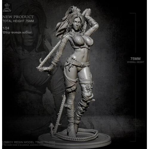 H75mm 1/24 Resin model kits DIY toy self-assembled TD-2558