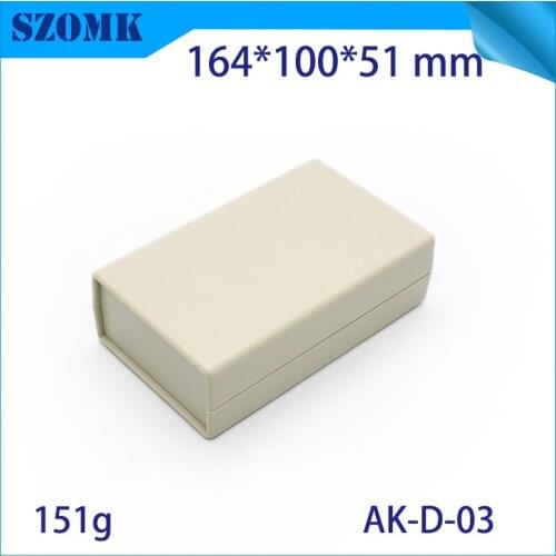 4 pcs, 164*100*51mm plastic electrical enclosure cabinet abs plastic box for electronics device deskptop enclosure housing