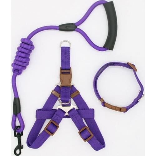 Dog leash Nylon Pet Leash for dog & cat Running or Training Collar and Harness