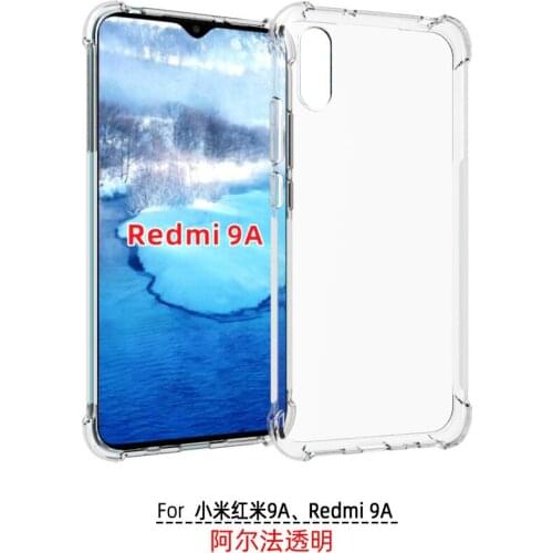 100pcs/lot Shockproof Transparent Silicone TPU Case Cove for Xiaomi Redmi 9 Note 9 9S 9A 9C NOTE 8 8PRO 10X 10X Pro
