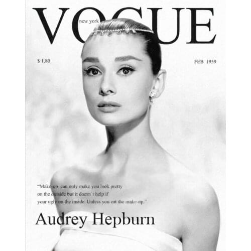 AUDREYHEPBURN Art print Silk poster Home Wall Decor