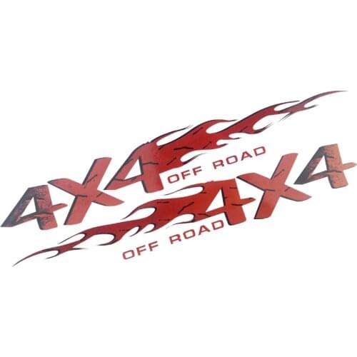 Big size 27 / 42CM 4X4 OFF ROAD Truck SUV ATV motorcycle car decal sticker UV printing waterproof sticker "Peel and Stick"
