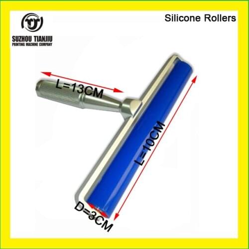 TJ Wholesale 4" washable sticky roller for screen printing plate Length:10cm(4")