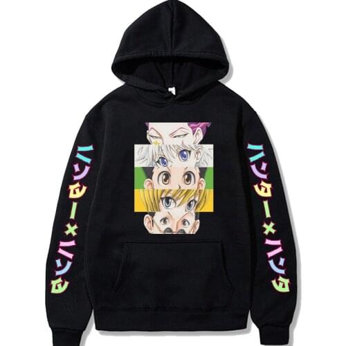 Japanese Hot Hunter X Hunter Hoodies Killua Zoldyck Classic Comic Classic Anime Japan Men Streetwears
