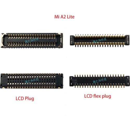 LCD Display FPC Connector Plug MotherBoard Pin For Xiaomi Mi A2 Lite redmi 6 Pro 6 6A