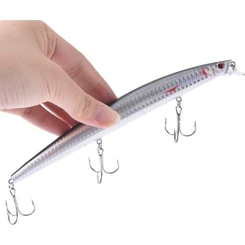 1pc 18cm/26g minnow fishing lures plastic baits hard lures bass crank baits 4