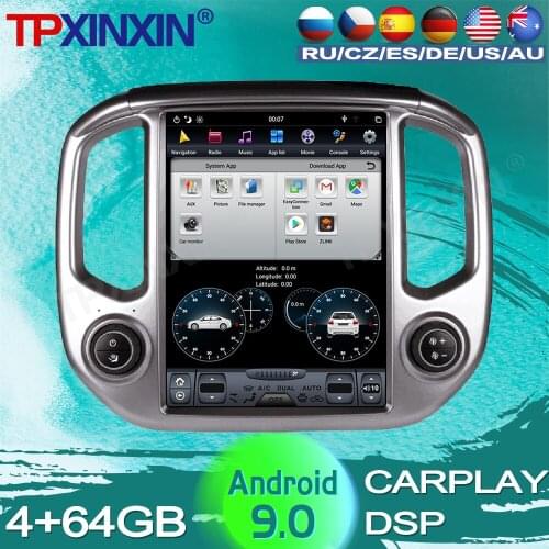 128G For GMC Canyon Chevrolet Colorado 2015 + Android Tesla Car Radio Tape Recorder Multimedia Player GPS Navigation 12'' Screen