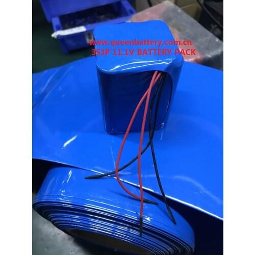 3S3P 11.1V 10.8V 7800mAh 18650 LI-ION battery pack with PCB (3-6A) with lead wires