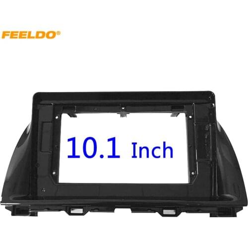 FEELDO Car Audio 10.1 Inch Big Screen Fascia Frame Adapter For Mazda CX-5 2Din DVD Player Dash Audio Fitting Panel Frame Kit
