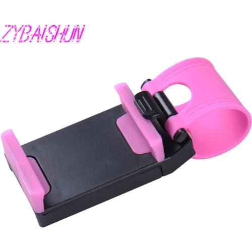 Car Holder Steering Wheel Bicycle Clip Mount Elastic Band Holder for Dodge Journey JUVC/Charger/DURANGO/CBLIBER/SXT/DART