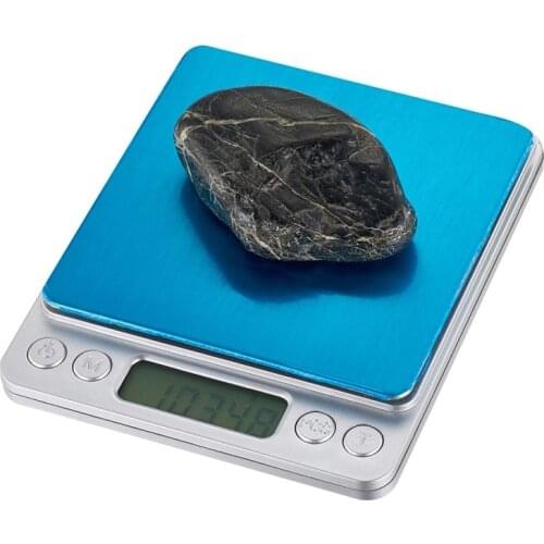 Jewelry Tool Stainless Steel Rectangle Mini Electronic Digital Pocket Scale 128x106x19mm 500g/0.01g