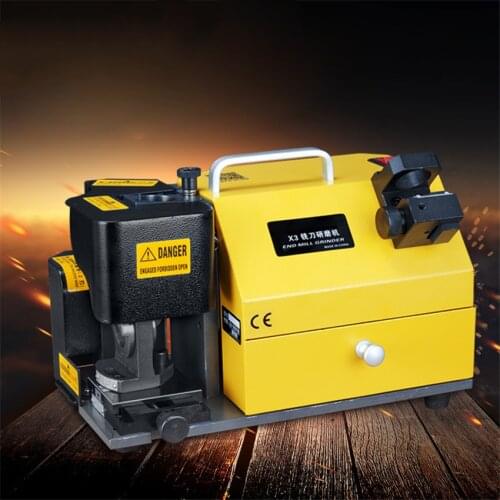 MR-X3 Milling Cutter Grinding Machine 4~14mm End Milling Grinder 2/3/4 Flutes Endmill Sharpener End Mill Sharpening Machine