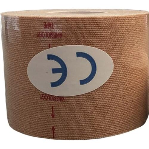 2 Size Kinesiology Tape Muscle Bandage Sports Cotton Elastic Adhesive Strain Injury High Speed Tape Knee Muscle Pain Relief