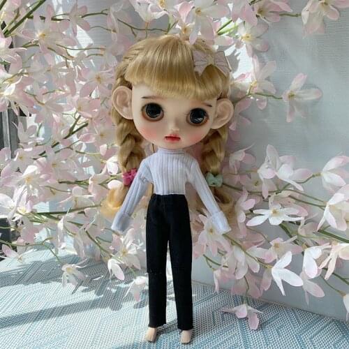 Blyth doll Clothes DS Set Sweater with T-Shirt for the body cool dressing NEO Doll BJD