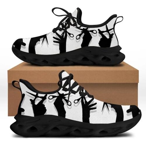 FORUDESIGNS Women Hairdressing Tools Print Shoes Casual Ladies Flats Sneakers 2021 Fashion Youth Girl Walking Shoe Zapatos Mujer