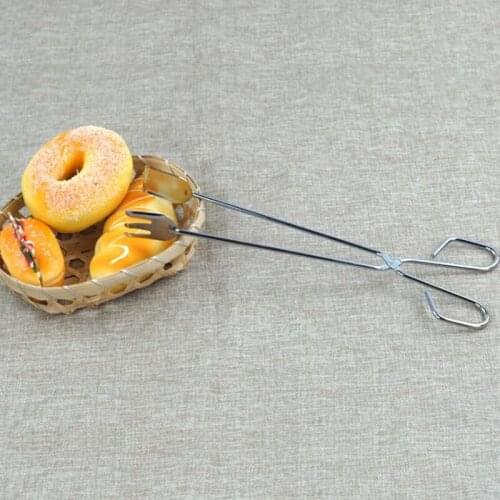 200pcs Kitchen Barbecue Tongs BBQ Barbecue Fittings charcoal clip Grizzly Claws salad tongs femme Food Tong NO375