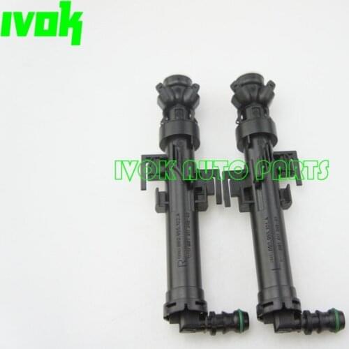 Left & Right Headlight Bumper Lamp Foglight Washer for Audi Q5 13-15 8R0955101A 8R0955102A