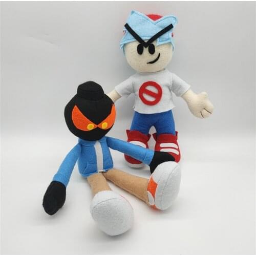 New Plush Toy Friday Night Funkin Boyfriend Whitty Monster Stuffed Soft Cartoon Doll Toy Gift For Kids