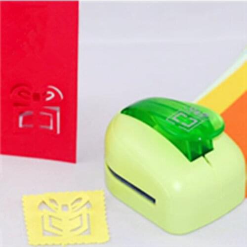 New Arrival 3D Gift Box Shaped Punch Craft Handmade DIY Tools Paper Cutter Scrapbooking Present design Hole Puncher Free Ship