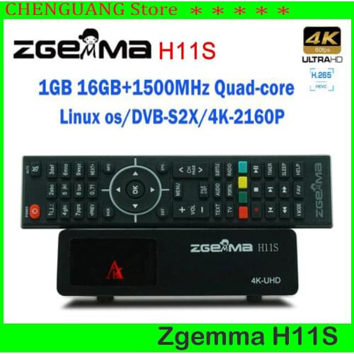 Newest Zgemma 4K UHD Satellite TV Receiver DVB-S2X Enigma2 Linux & Android Build-in WiFi E2 HD Digital Satellite Receiver H9S SE