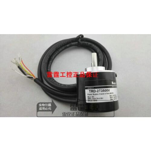 KOYO new original authentic real axis photoelectric incremental rotary encoder TRD-2T2500V DC4.75-5.25V
