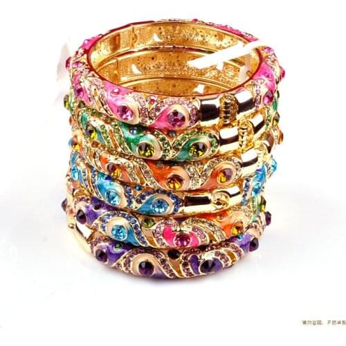 Cloisonne bracelet national wind Korean version of the hollow enamel bracelet jewelry for 1 pcs