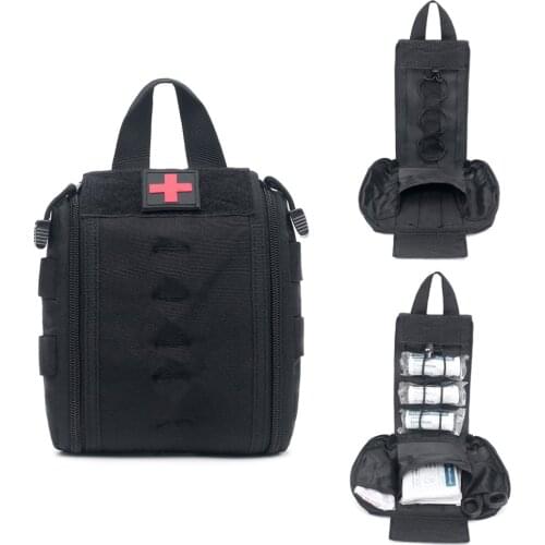 First Aid Kit for Medicines Outdoor Camping Hunting Medical Bag Molle EDC Survival Handbag Emergency Kits Travel Set Portable