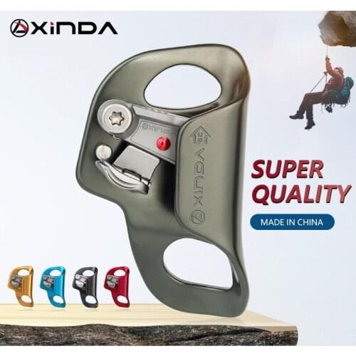 Outdoor Camping Rock Climbing Chest Ascender Safety Rope Ascending Anti Fall Off Survival foldable trigger Climb Equipment