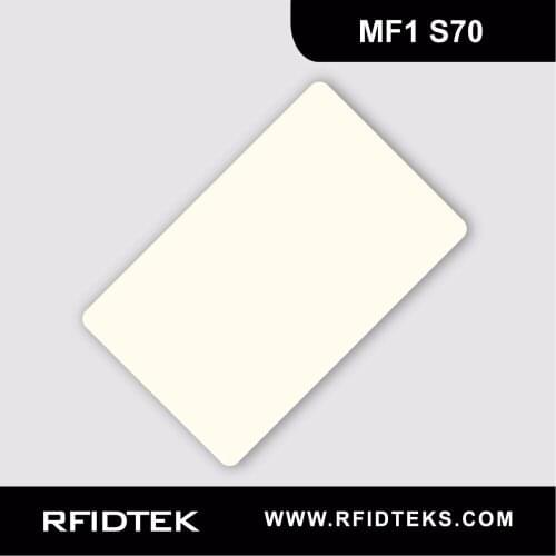 RFID ISO PVC Card Proximity IC Smart Card For Access Control System ISO14443A 13.56MHZ With MF1 S70
