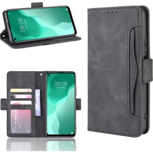 Huawei P40 Lite 5G Case 6.5 inch Multi-function card slot Leather Book Flip Design Wallet Cover for Huawei P40 lite 5G Case